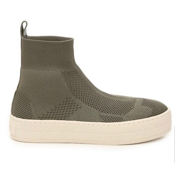 J/Slides The Heroe Platform Slip On High-Top Sneakers - Picture 1 of 7